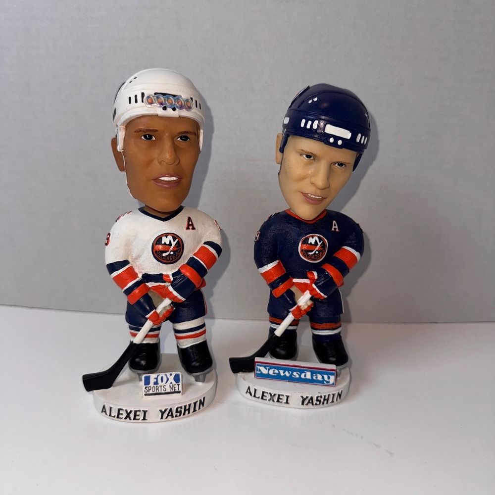 Alexander Global Promotions Bobblehead Alexei Yashin Islanders Set White Blue 79